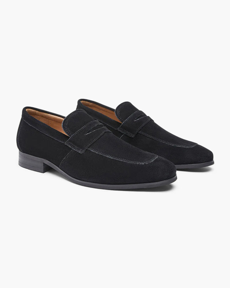 FRANK™ | Penny loafers i ruskind