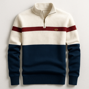 FRANK | HERRE-PULLOVER MED LYNLÅS I KRaven