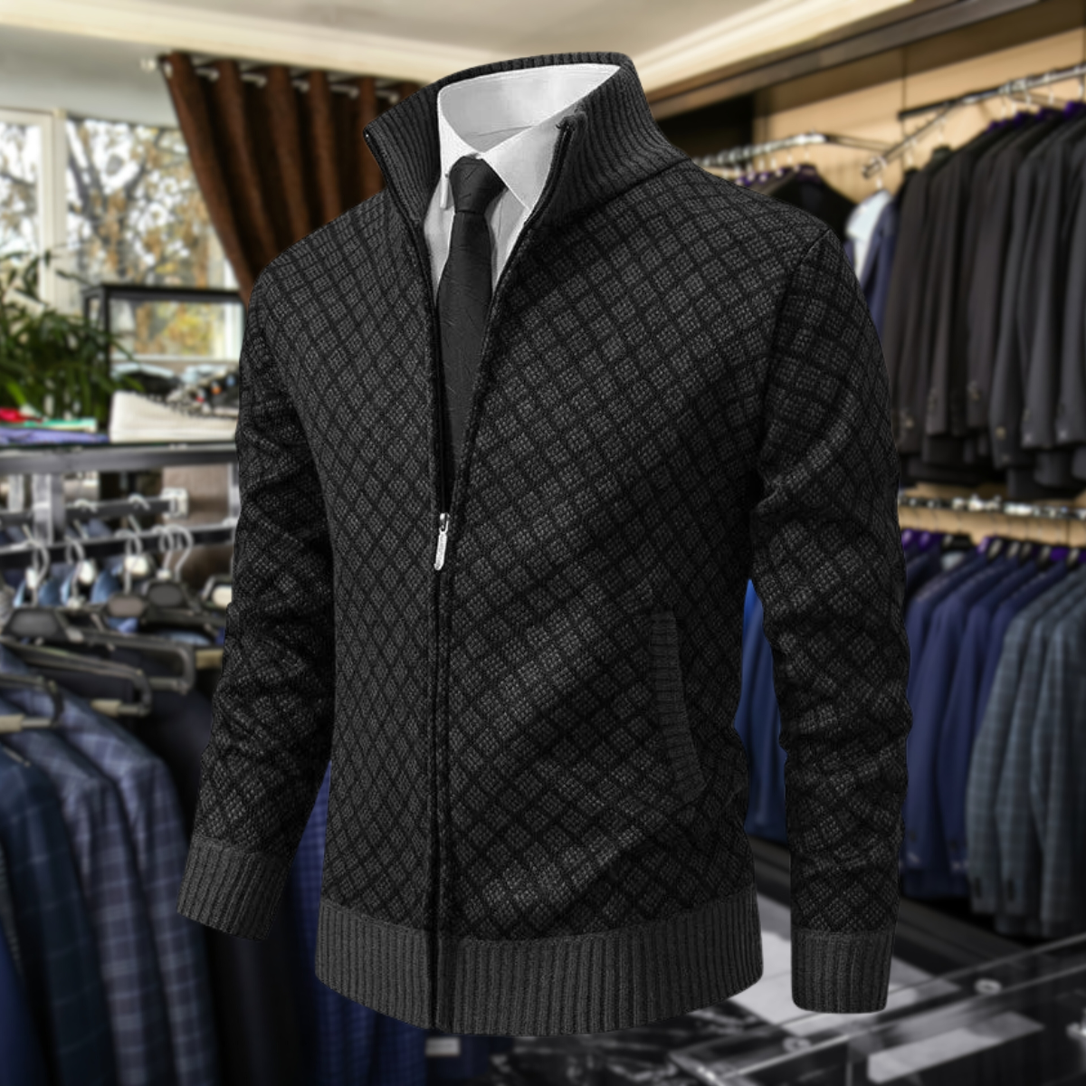 FRANK | PREMIUM-VEST TIL HERRER I BLØDT MATERIALE