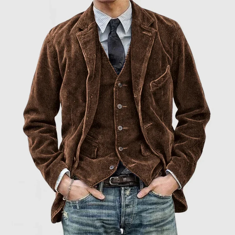 FRANK™ | ELEGANT VINTAGE-JAKKE OG VEST