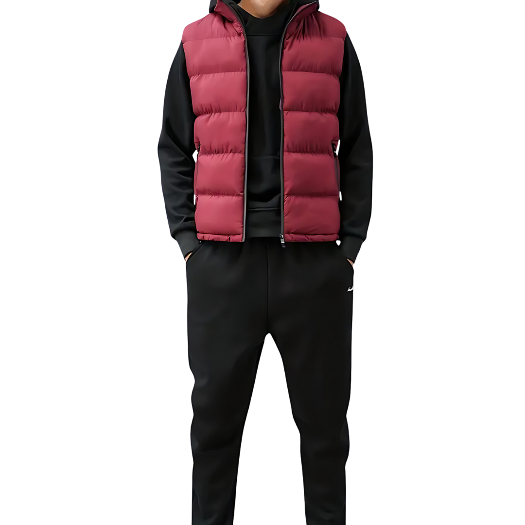 FRANK™ | Quiltet lag-på-lag-vest til mænd