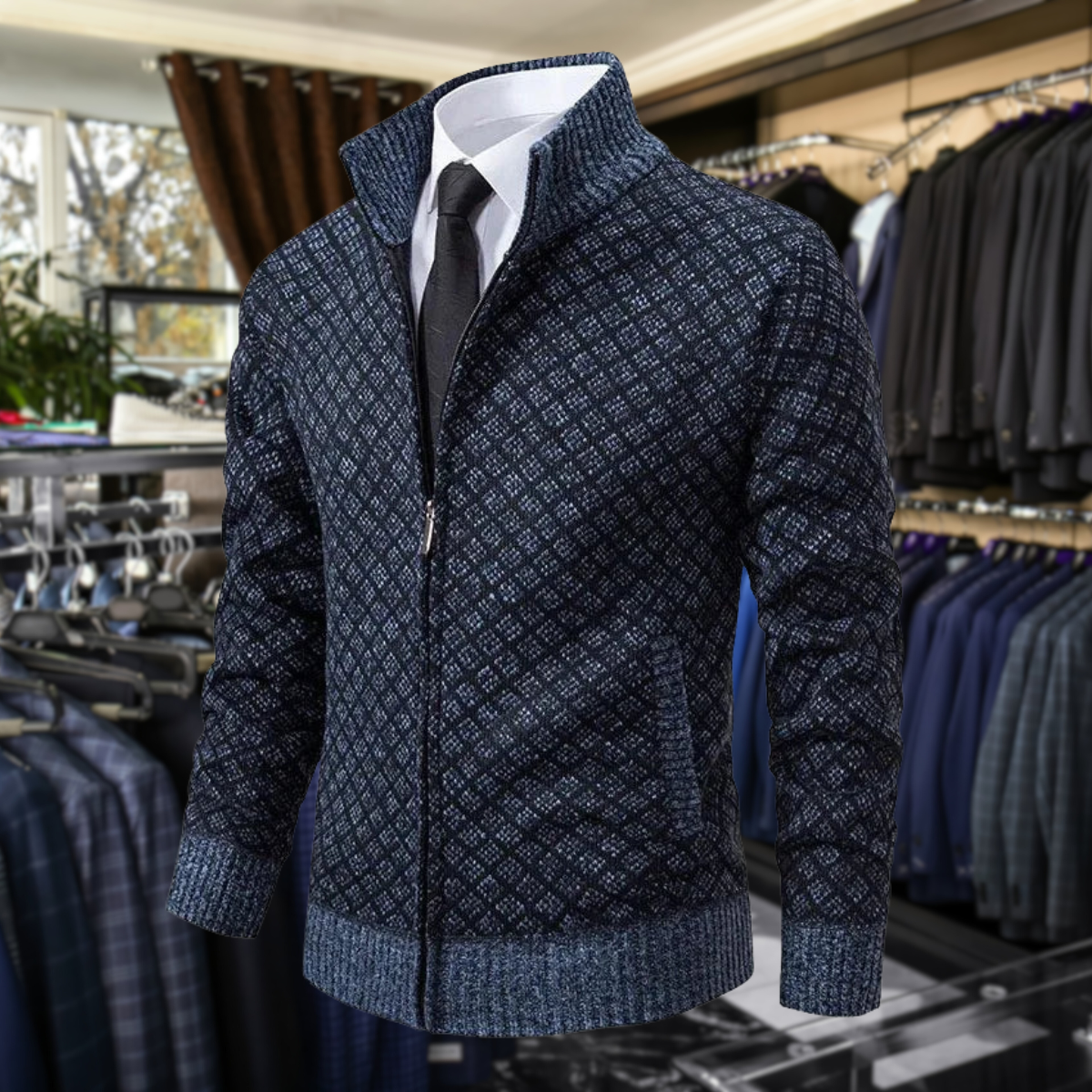 FRANK | PREMIUM-VEST TIL HERRER I BLØDT MATERIALE