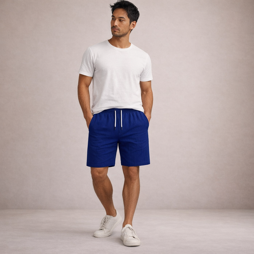 FRANK™ | Afslappede linnedshorts