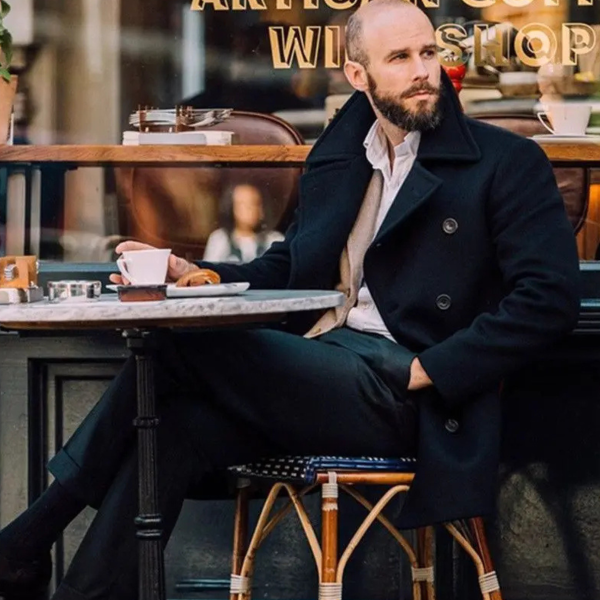 FRANK™ | Peacoat i uld
