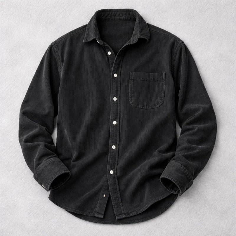 FRANK | KLASSISK, ELEGANT CORDUROY-SKJORTE