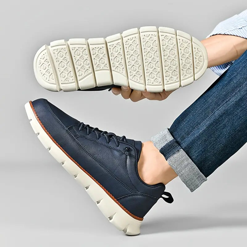 FRANK™ | LÆDERSNEAKERS MED STØTTE