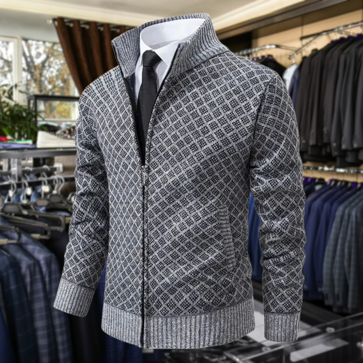FRANK | PREMIUM-VEST TIL HERRER I BLØDT MATERIALE