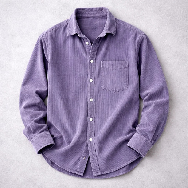 FRANK | KLASSISK, ELEGANT CORDUROY-SKJORTE