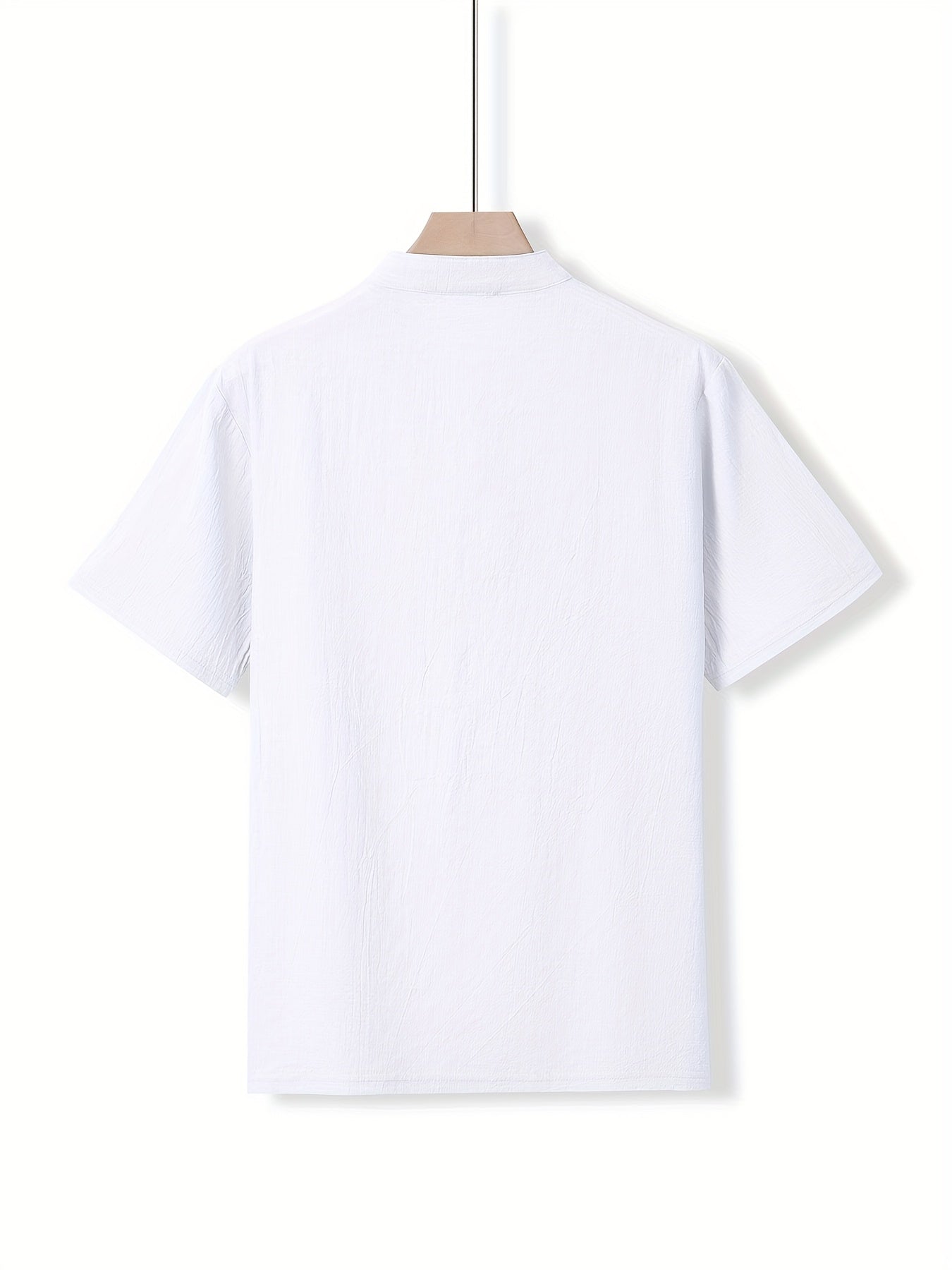 FRANK™ | Henley-skjorte i hør til mænd
