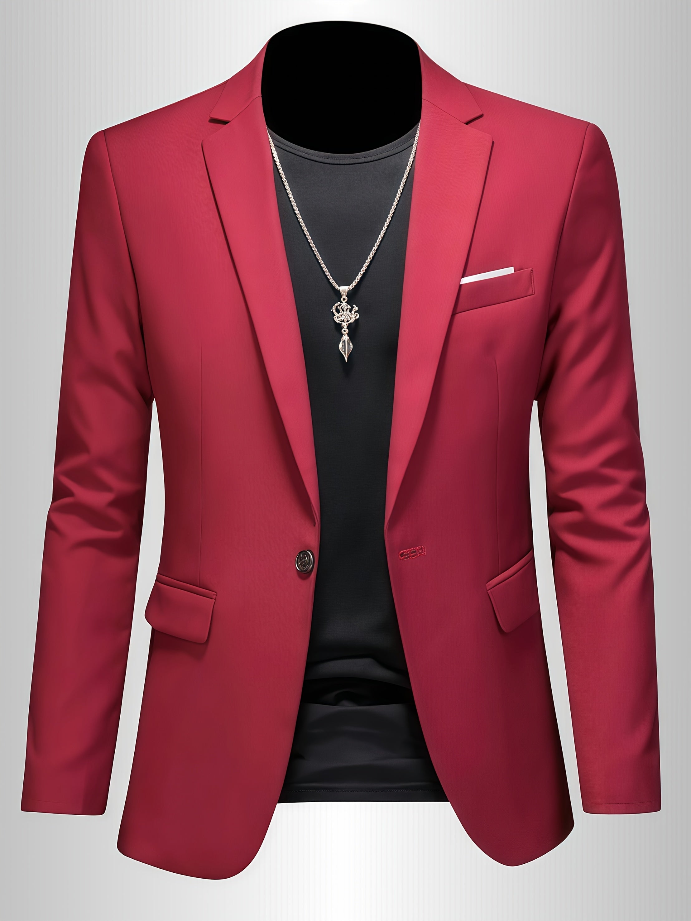 FRANK™ | Vævet blazer i skinny-fit til mænd