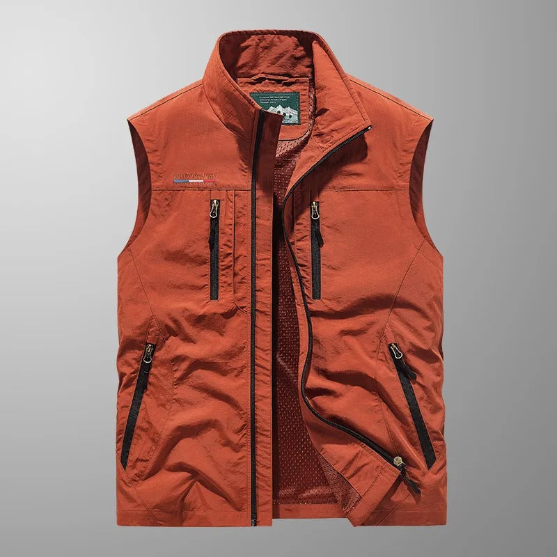 FRANK™ | Nylonvest med lynlås til mænd