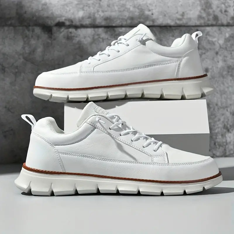 FRANK™ | LÆDERSNEAKERS MED STØTTE