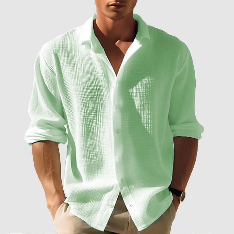 FRANK™ | Skjorte med knapper ned ad fronten