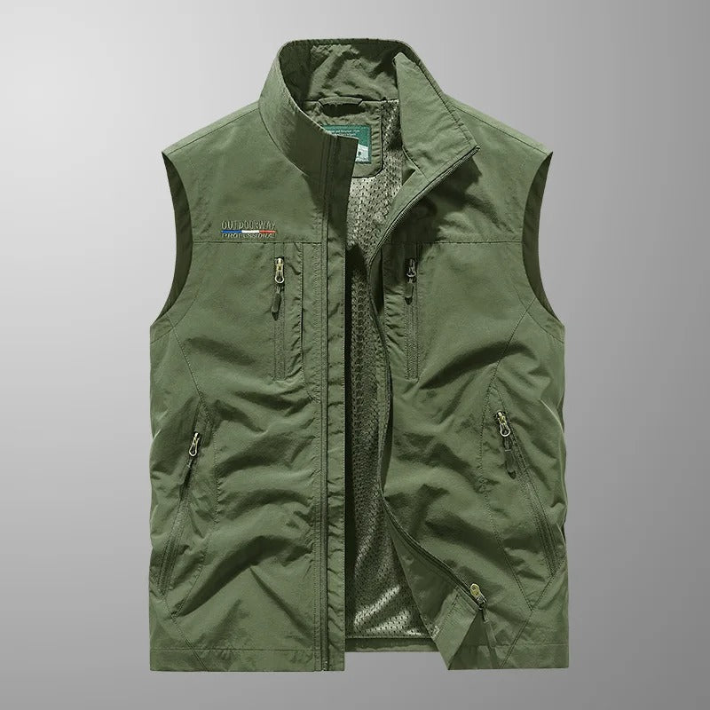 FRANK™ | Nylonvest med lynlås til mænd