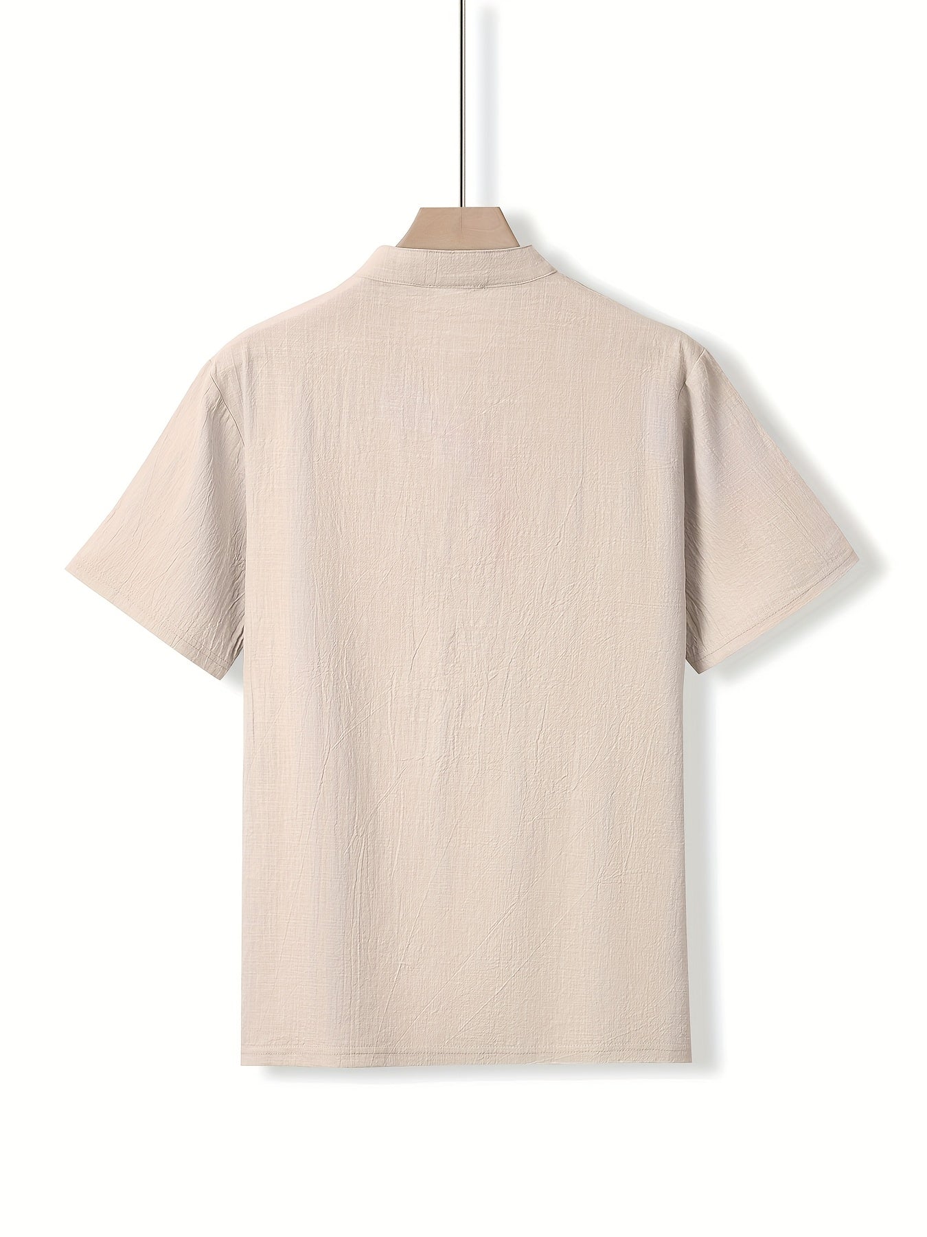 FRANK™ | Henley-skjorte i hør til mænd