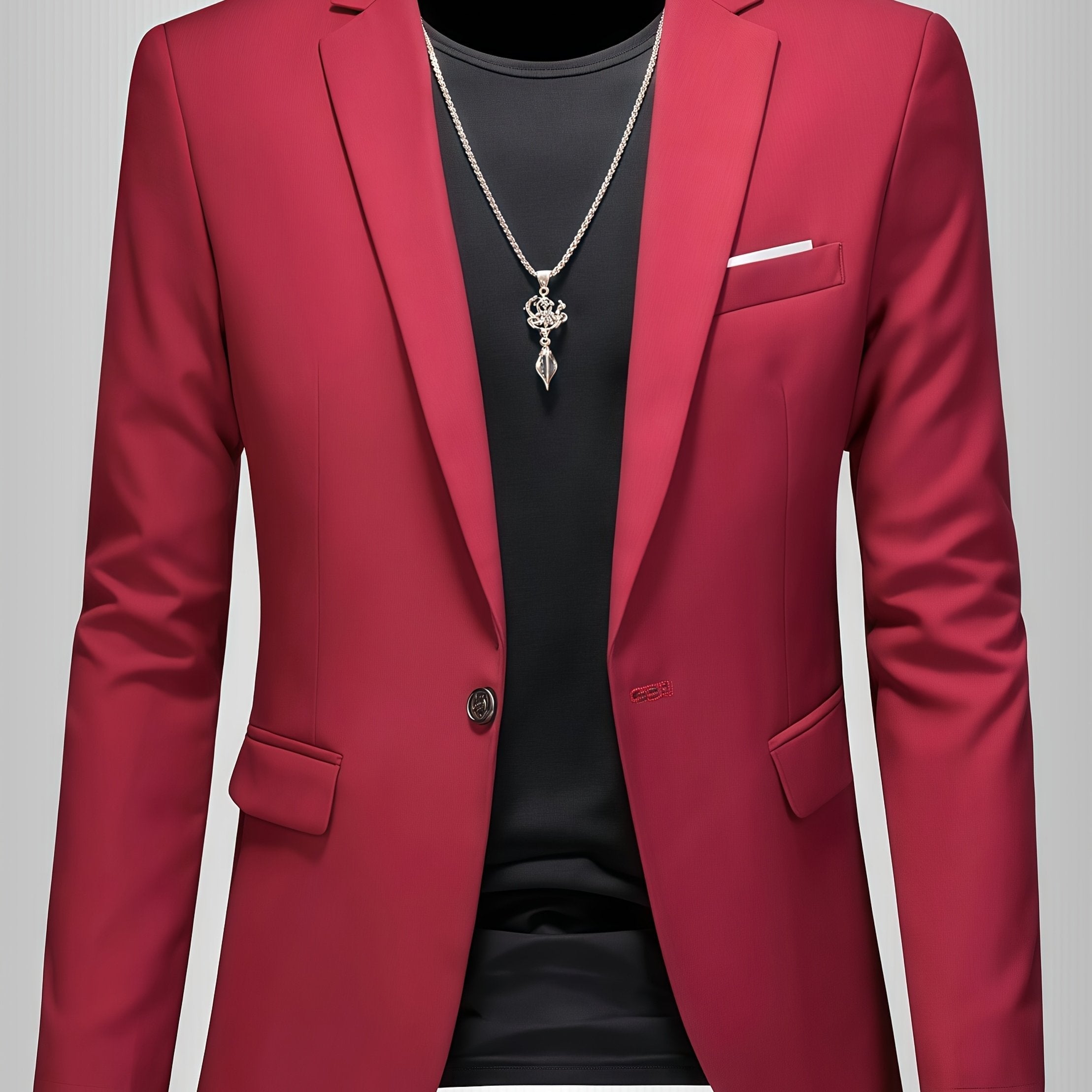FRANK™ | Vævet blazer i skinny-fit til mænd
