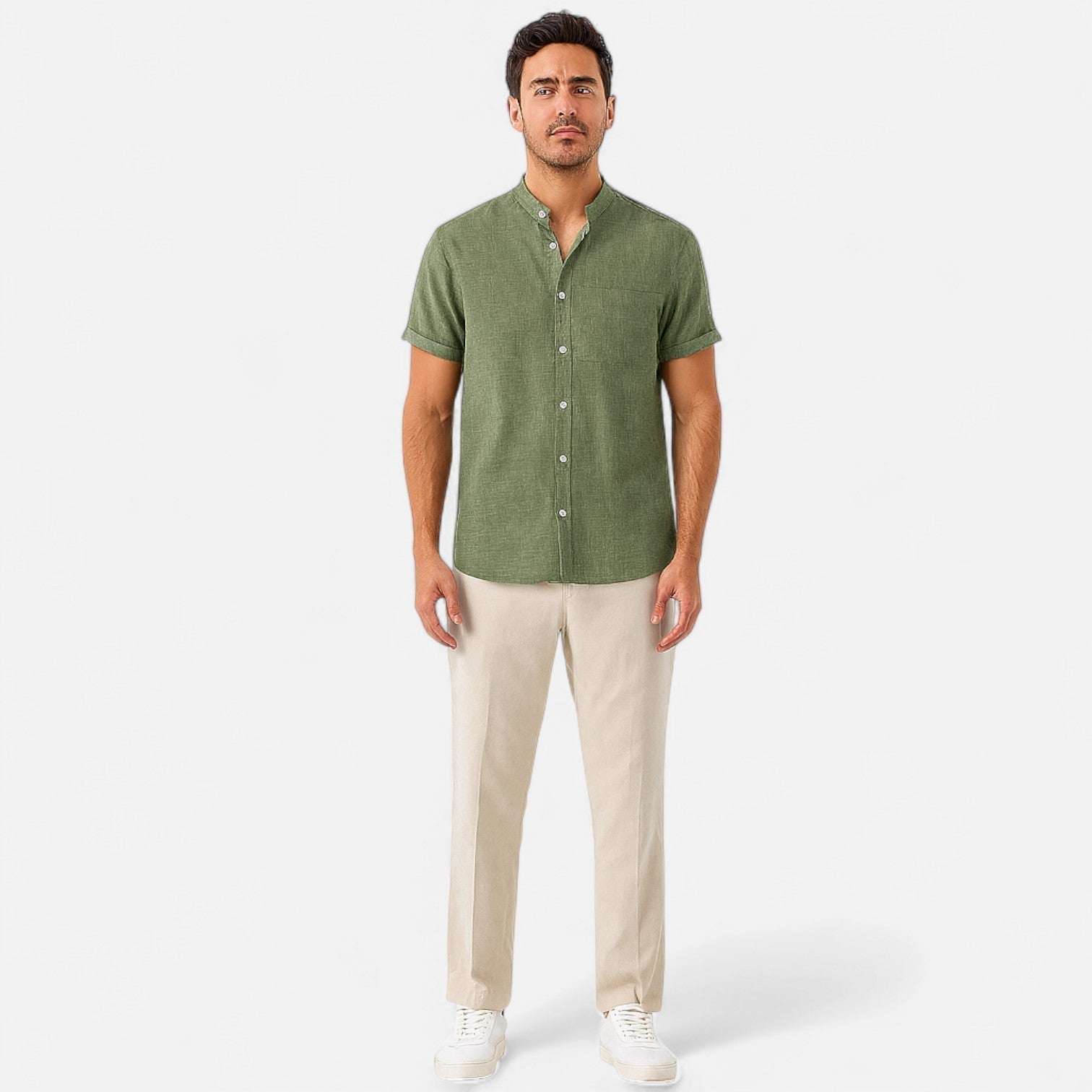 FRANK™ | Mandarin-skjorte