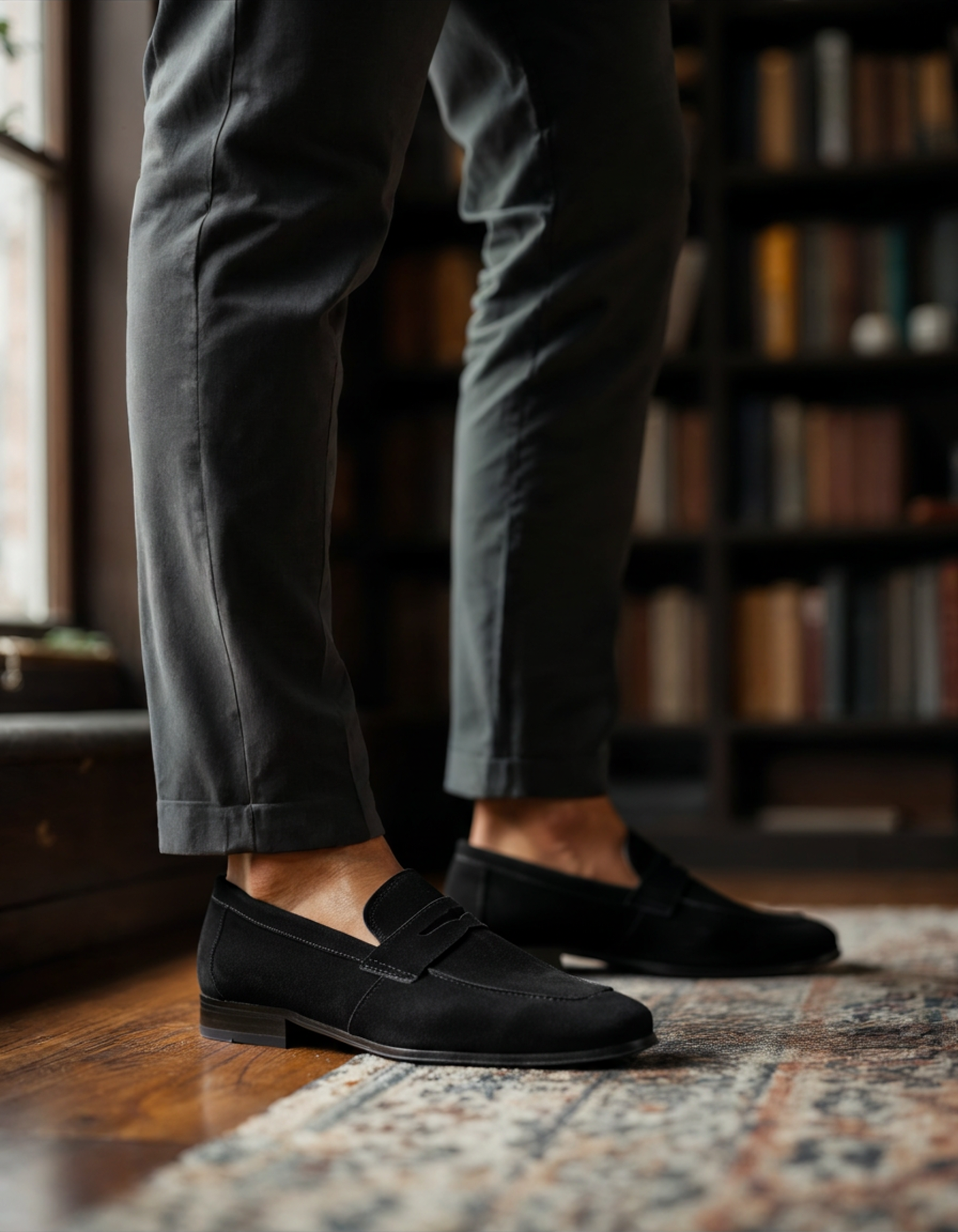 FRANK™ | Penny loafers i ruskind