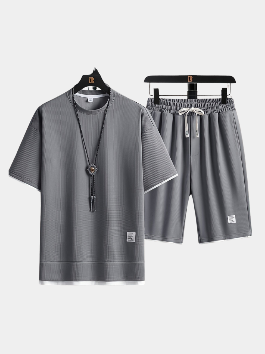 FRANK™ | T-shirt- og shorts-sæt til mænd