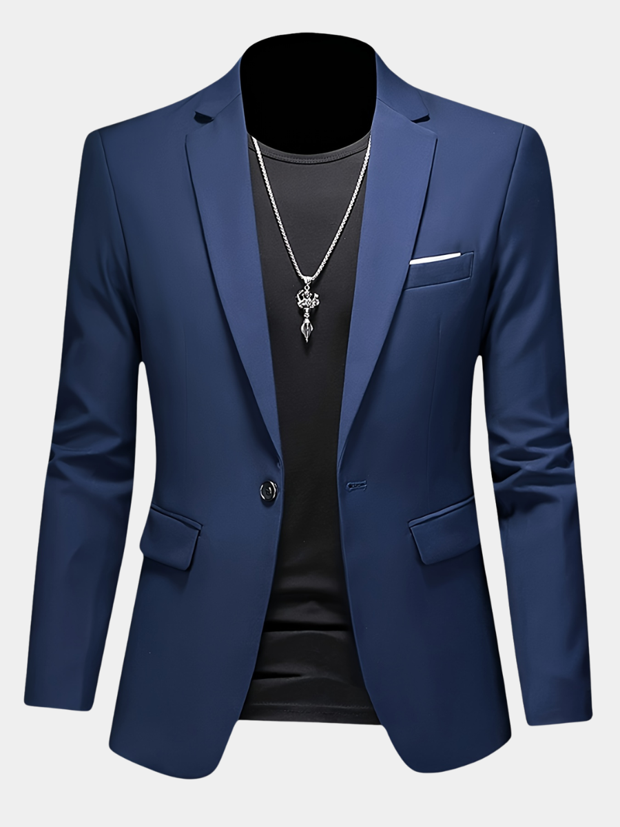 FRANK™ | Vævet blazer i skinny-fit til mænd
