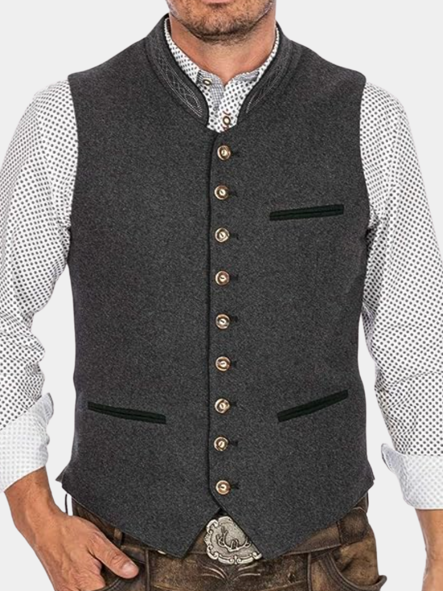 FRANK™ | Slim-fit trachtenvest til mænd