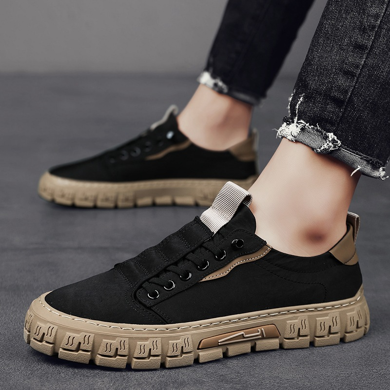 FRANK™ | Trail-sneakers i canvas til mænd