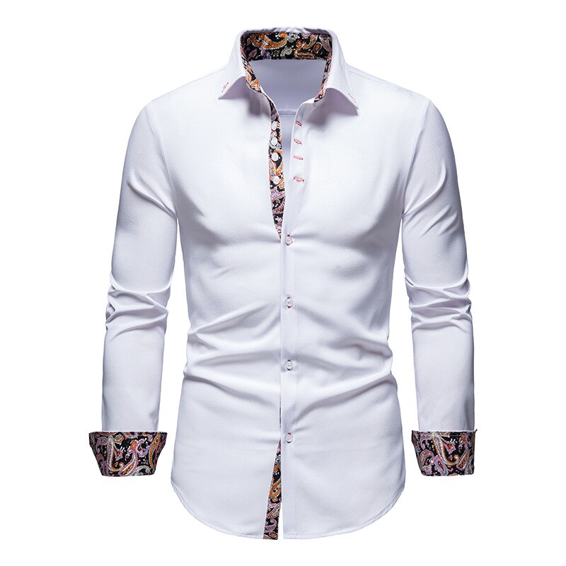 FRANK™ | Skjorte med paisley-kant