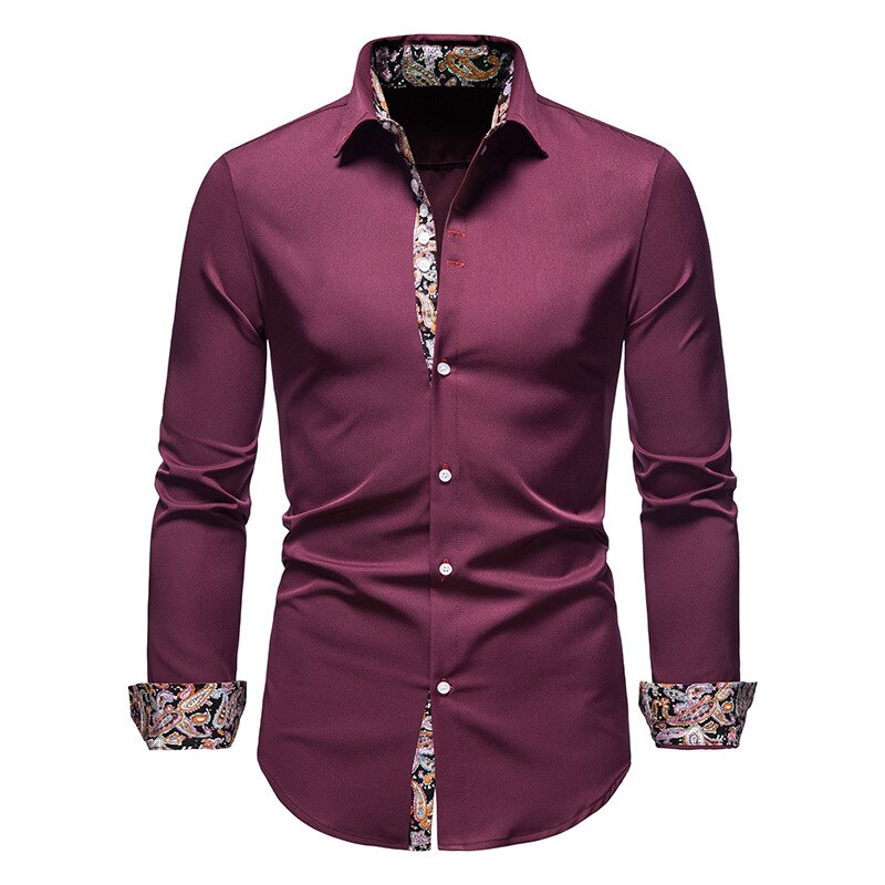 FRANK™ | Skjorte med paisley-kant