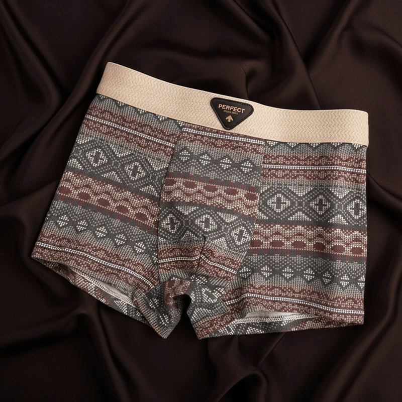 FRANK™ | Geometriske boxershorts i bomuld til mænd