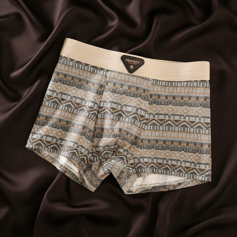 FRANK™ | Geometriske boxershorts i bomuld til mænd