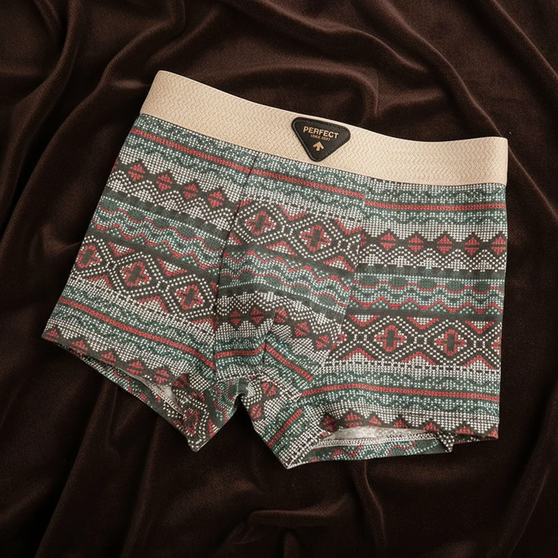 FRANK™ | Geometriske boxershorts i bomuld til mænd