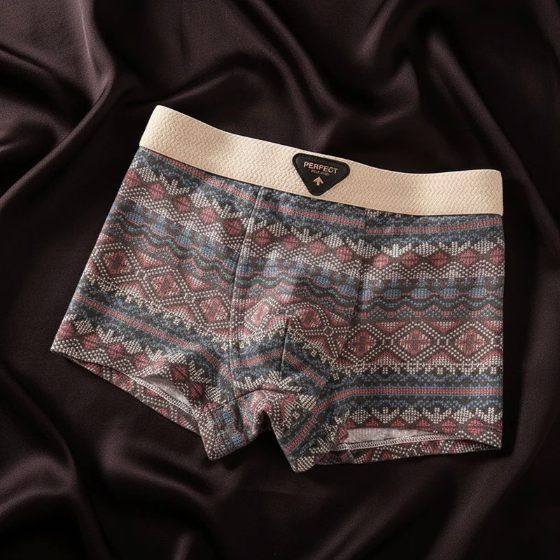 FRANK™ | Geometriske boxershorts i bomuld til mænd
