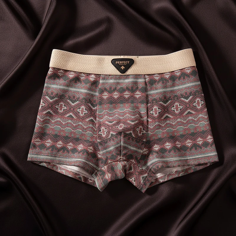 FRANK™ | Geometriske boxershorts i bomuld til mænd