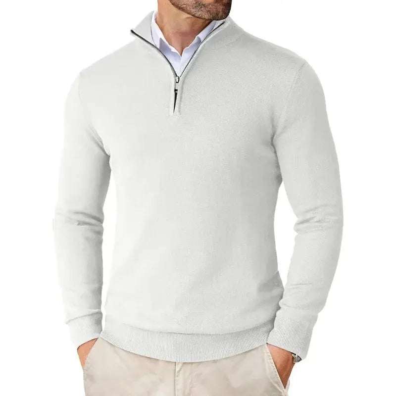 FRANK™ | Sweater med halv lynlås