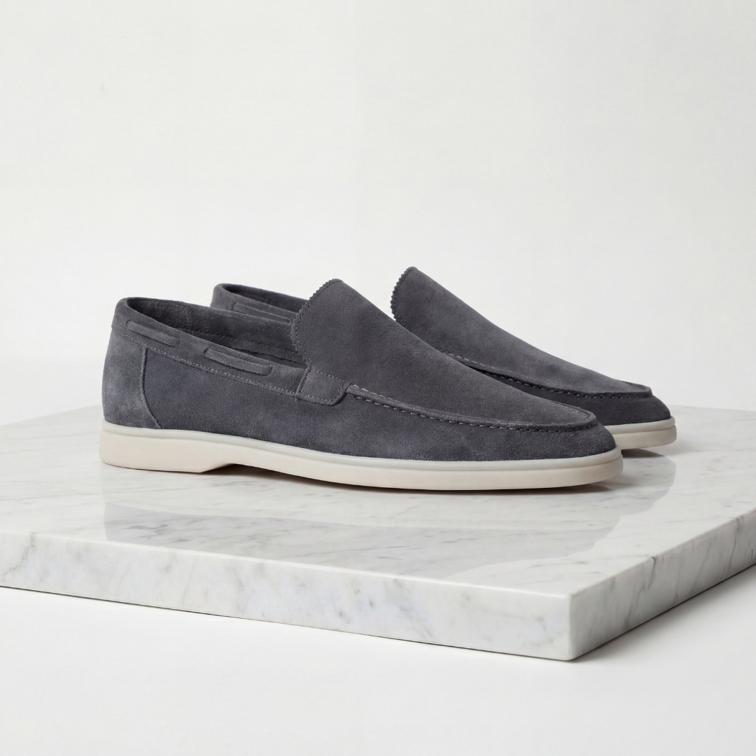 FRANK™ | Klassiske loafers i ruskind til mænd