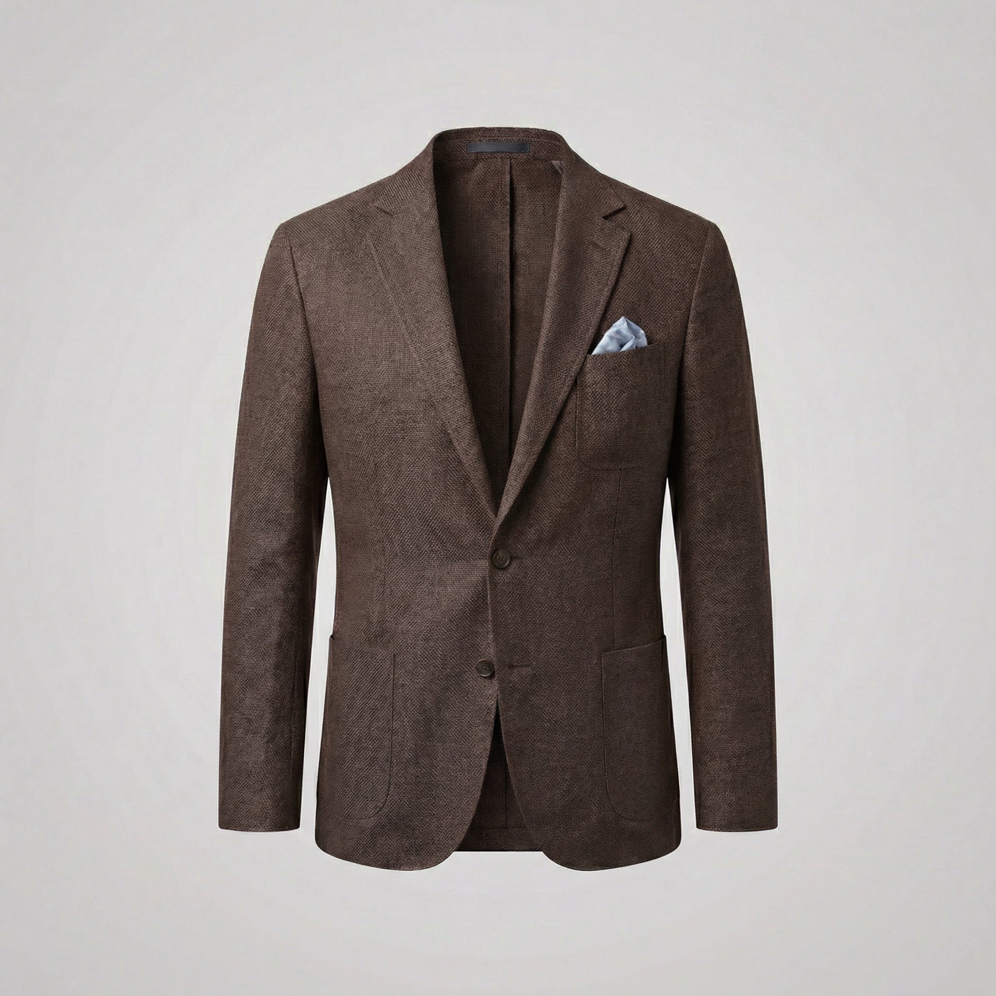 FRANK™ | Ustruktureret herreblazer med skulderpuder