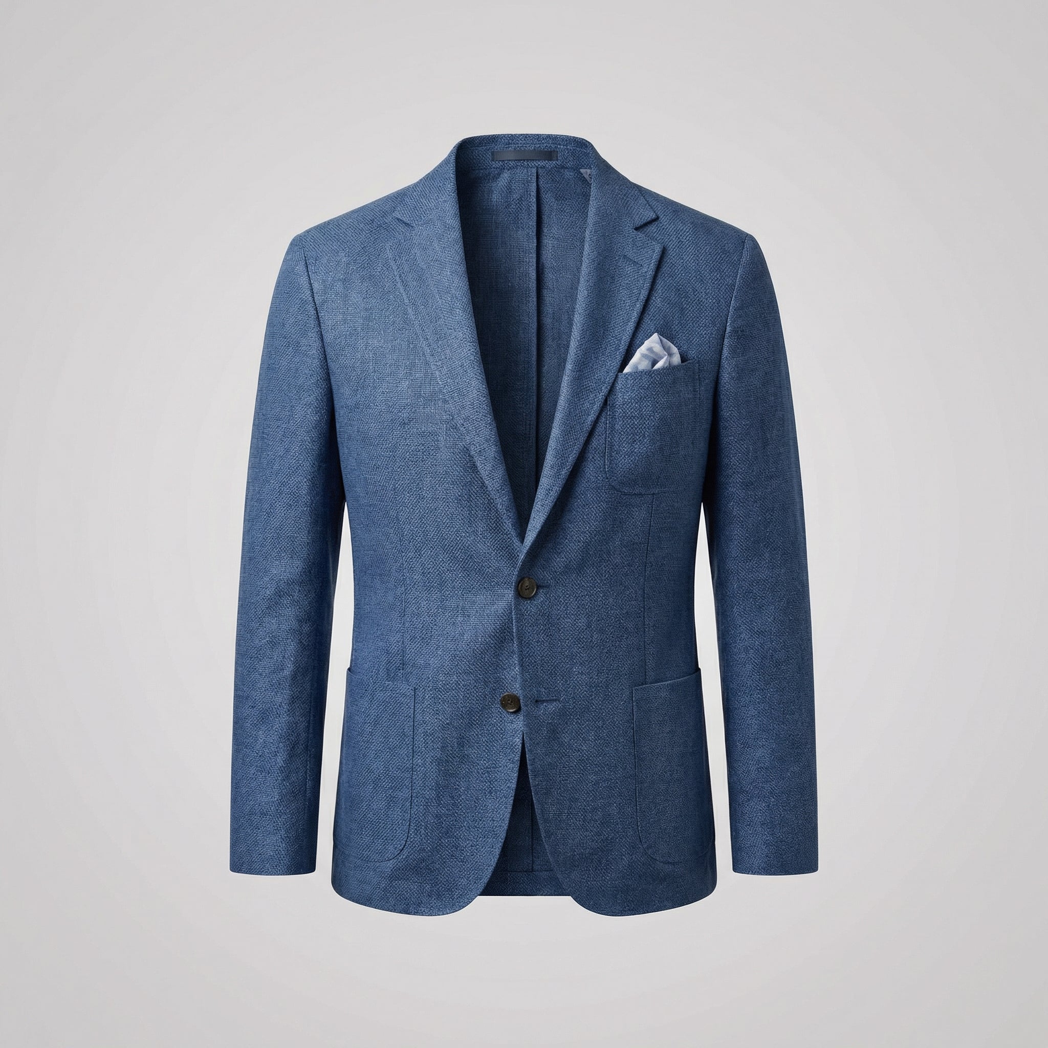 FRANK™ | Ustruktureret herreblazer med skulderpuder