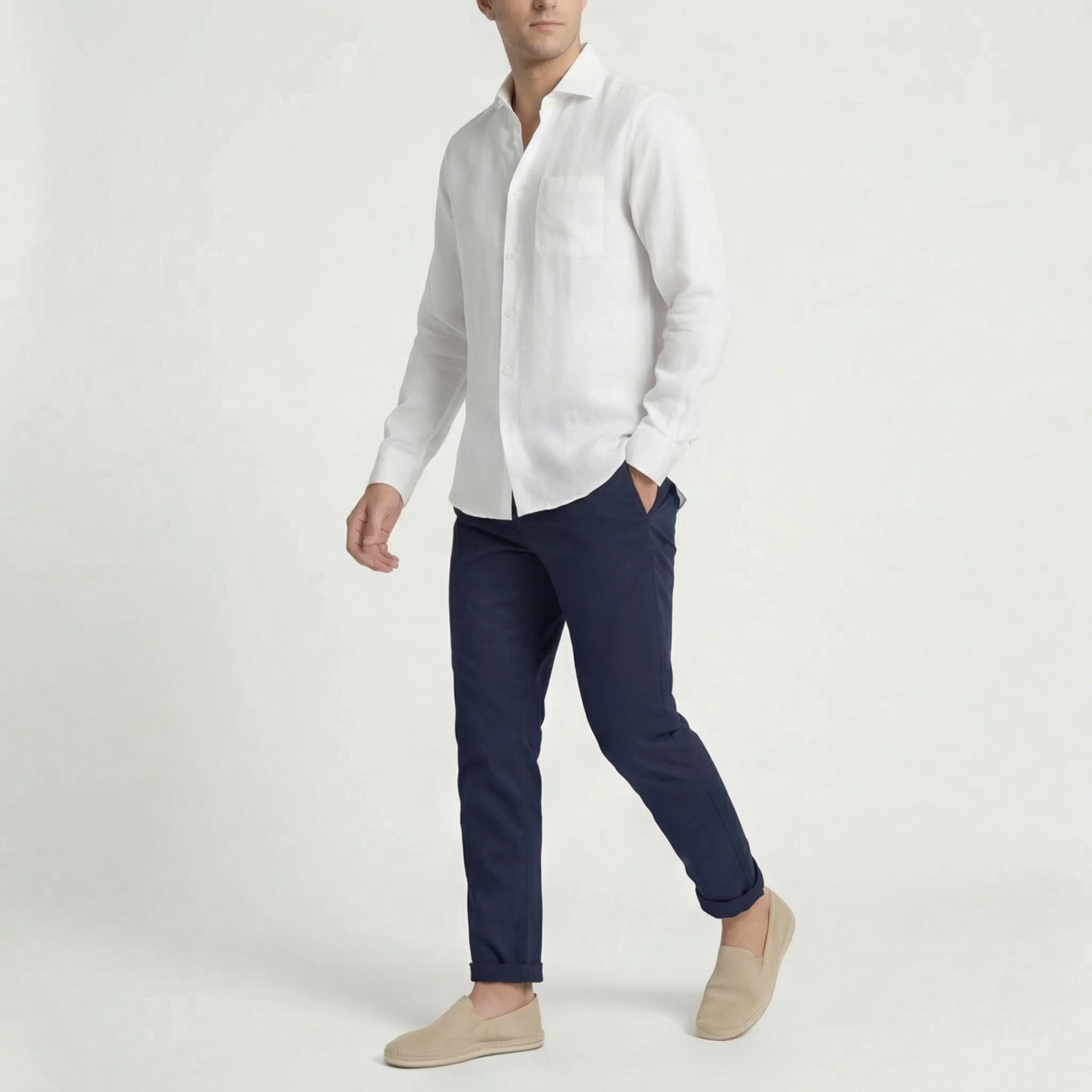 FRANK™ | Løs herreskjorte i hør