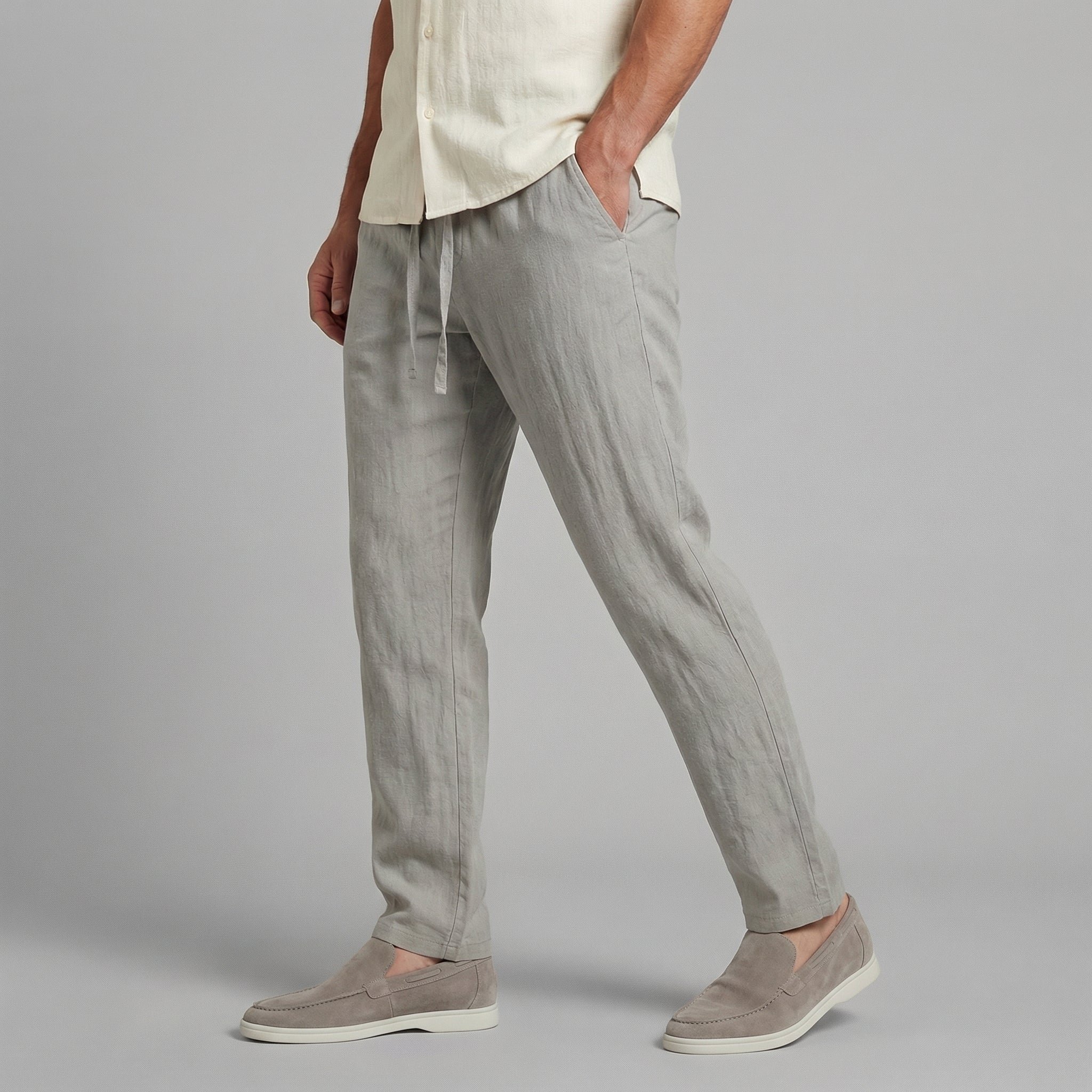 FRANK™ | Casual linnebukser til mænd med elastisk linning