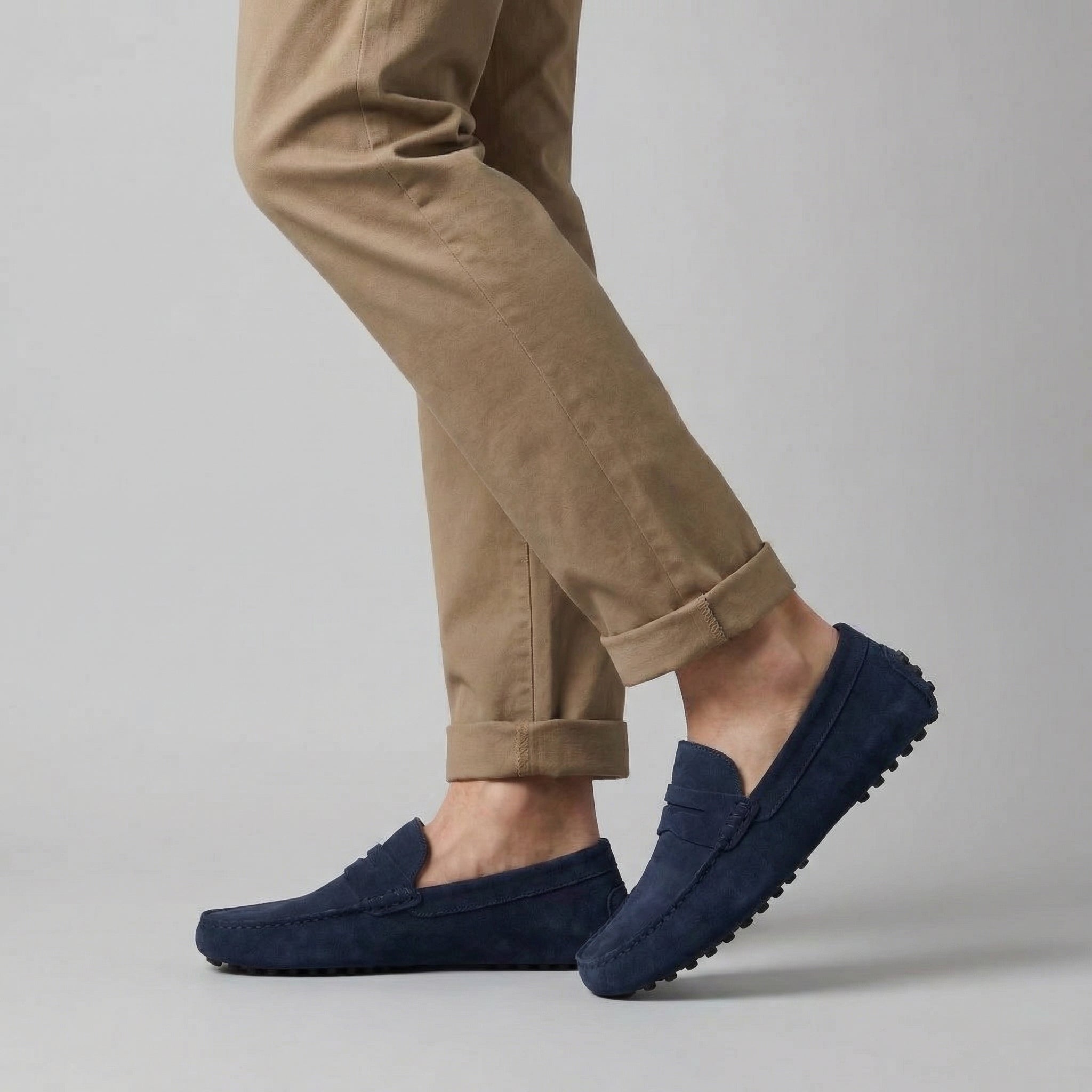 FRANK™ | Klassiske penny loafers i ruskind til mænd