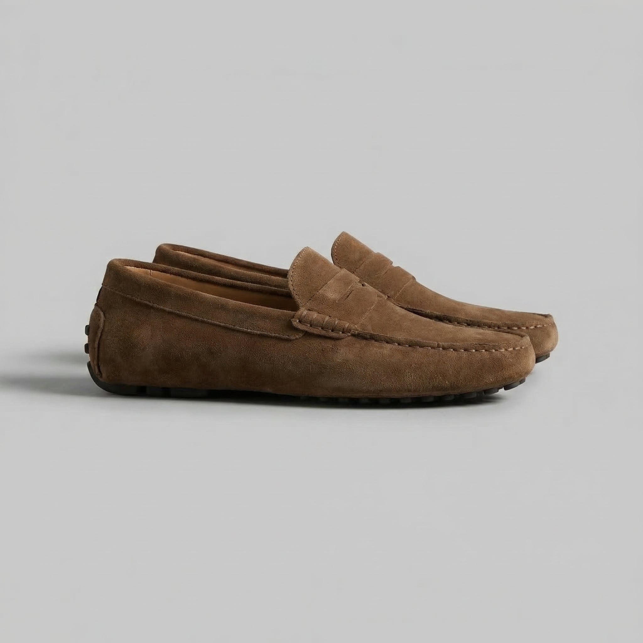FRANK™ | Klassiske penny loafers i ruskind til mænd