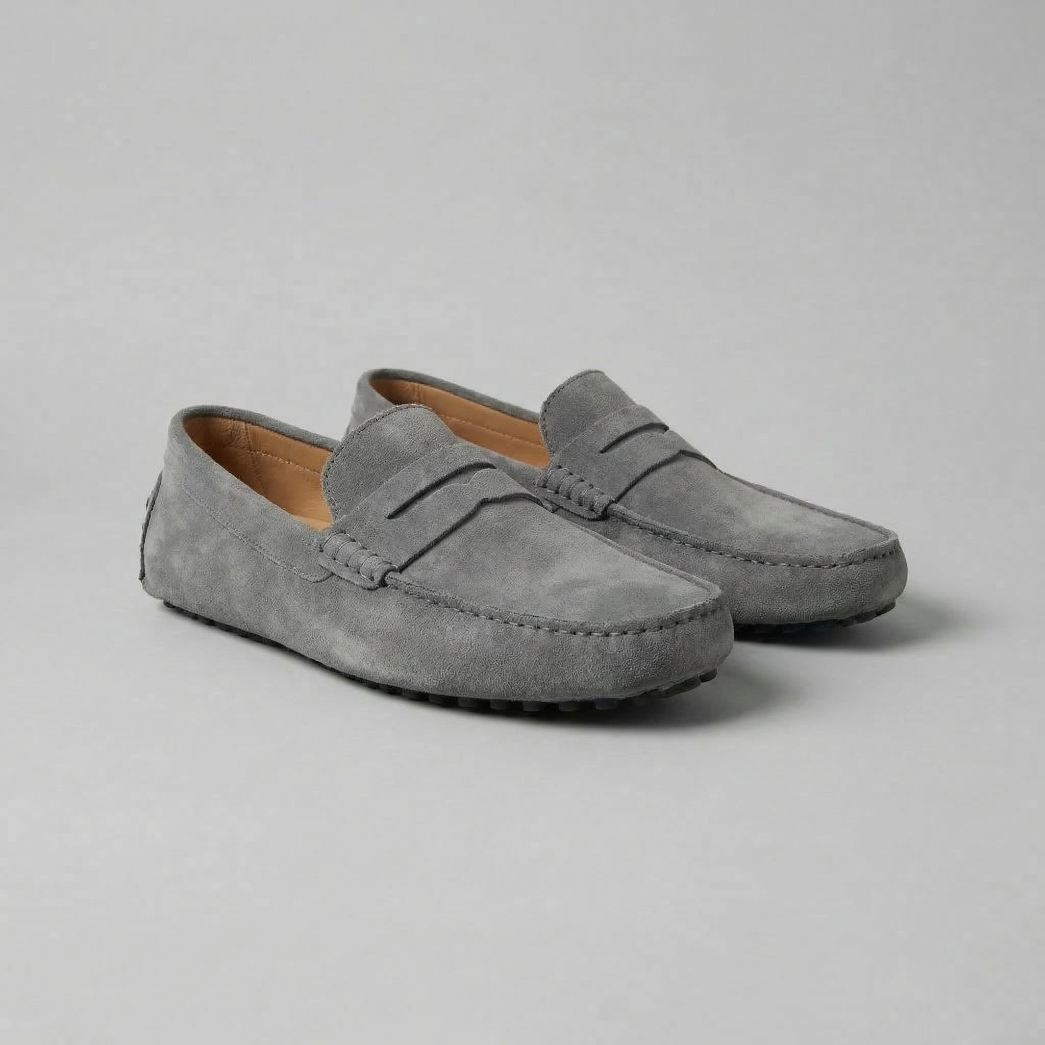 FRANK™ | Klassiske penny loafers i ruskind til mænd