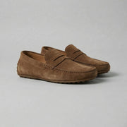 FRANK™ | Klassiske penny loafers i ruskind til mænd