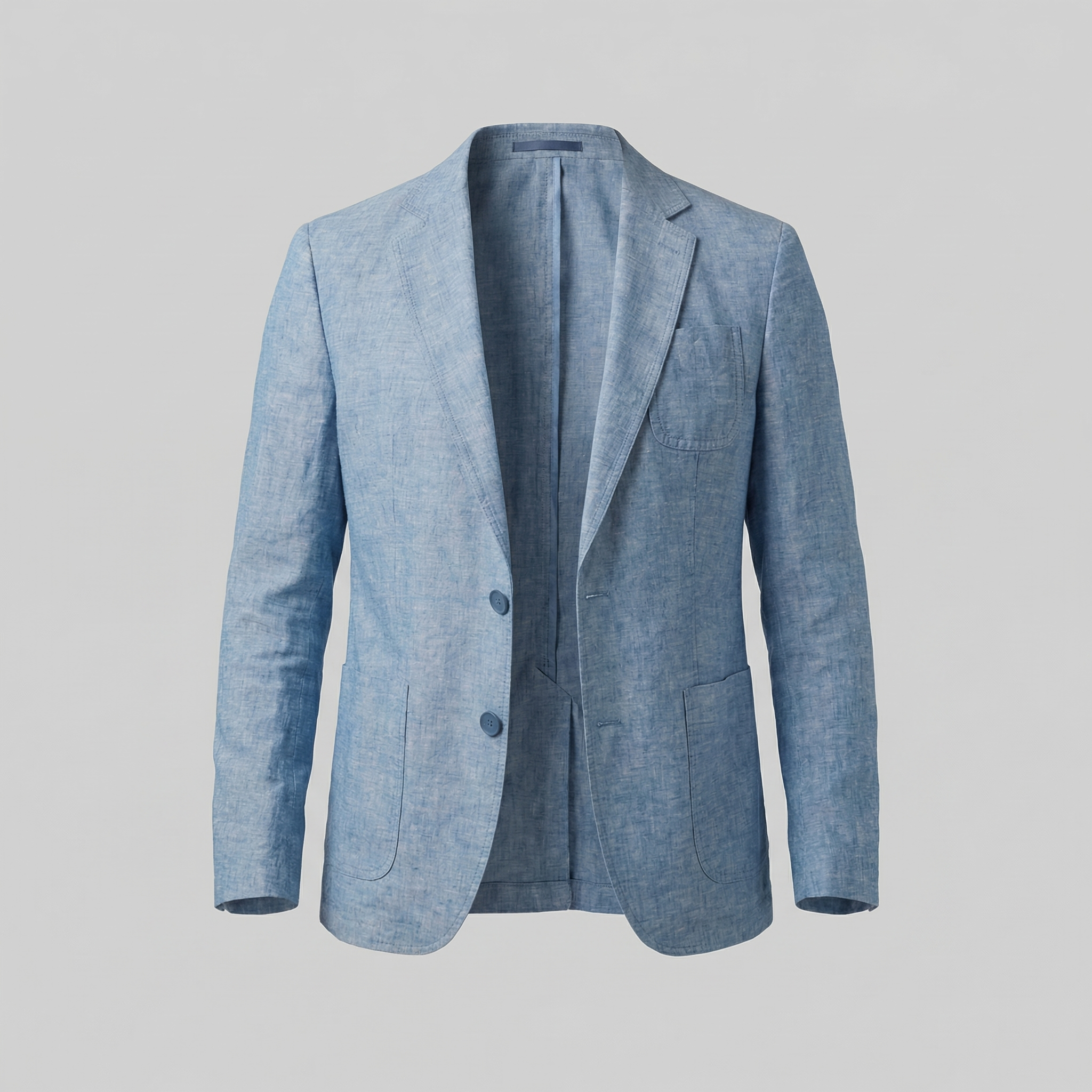 FRANK™ | Herreblazer i hør med to knapper