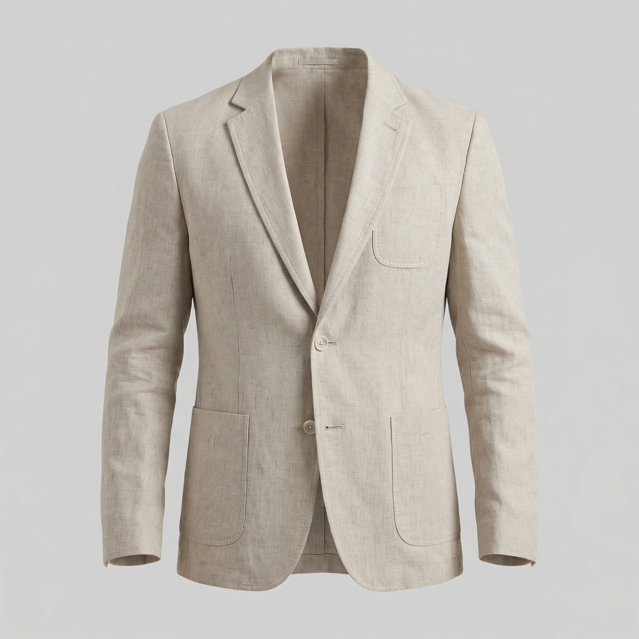 FRANK™ | Herreblazer i hør med to knapper
