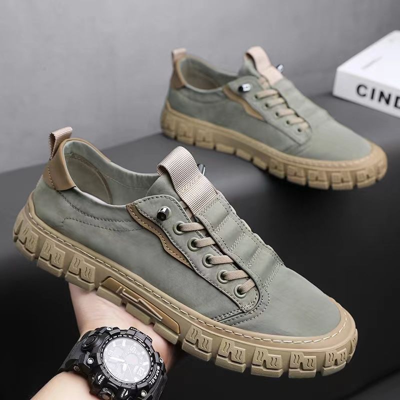 FRANK™ | Trail-sneakers i canvas til mænd