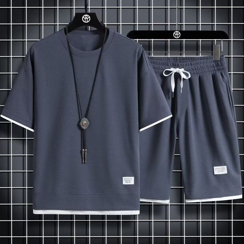FRANK™ | T-shirt- og shorts-sæt til mænd