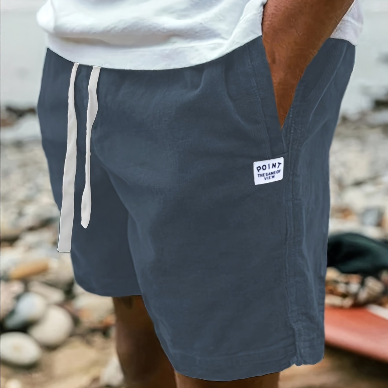 FRANK™ | Shorts med ribkant og snøre