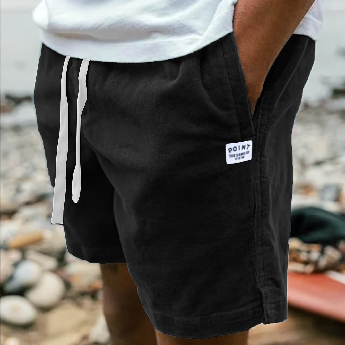 FRANK™ | Shorts med ribkant og snøre