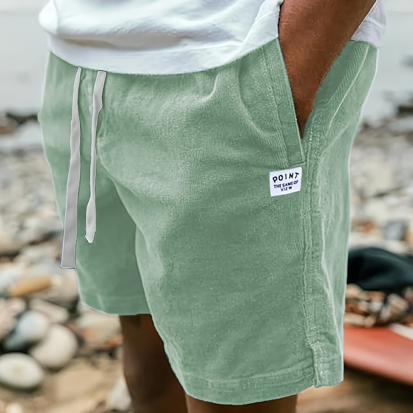 FRANK™ | Shorts med ribkant og snøre